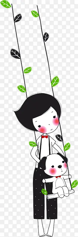 �ֻ�Ҷ�Ӹ��Ŷ�ͯ�廭-������