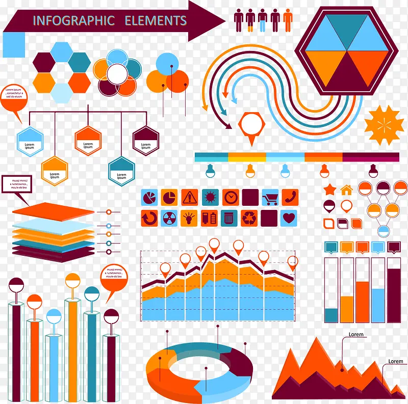 ��ɫ��ƽPPT����ͼ���ϼ�ʸ��-������