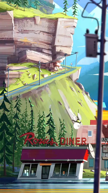 �ֻ�����ϵ�в廭-������