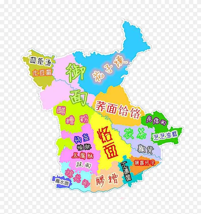 ��ɫ������ʳ�ֲ�ͼ-������