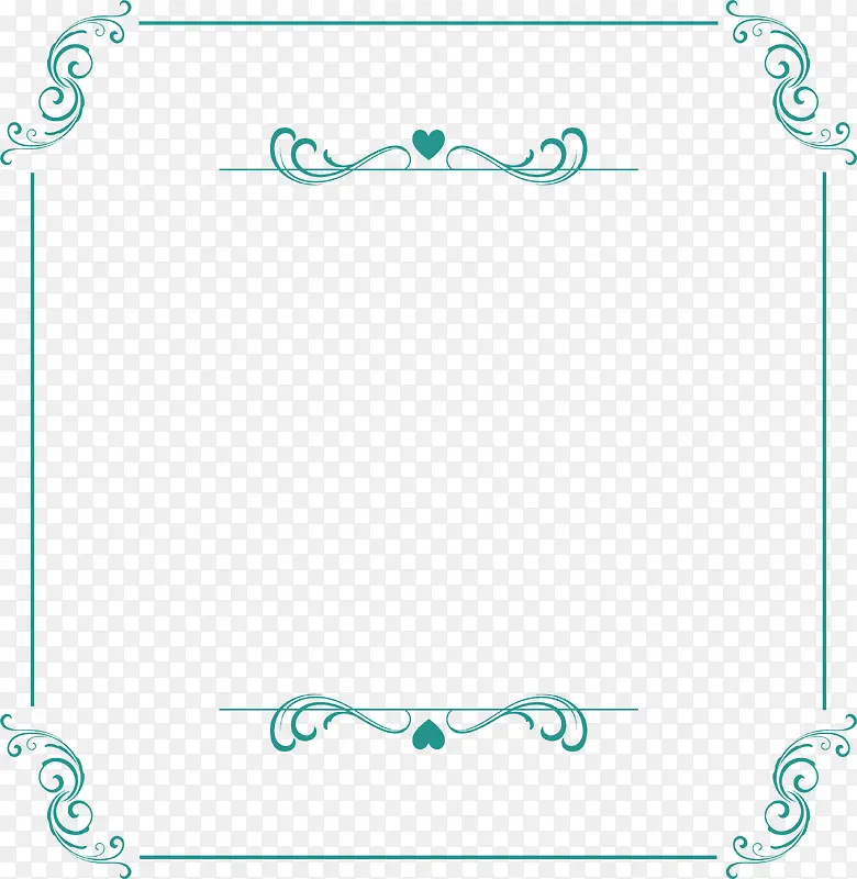 ��ɫŷʽ���Ʊ߿�-������