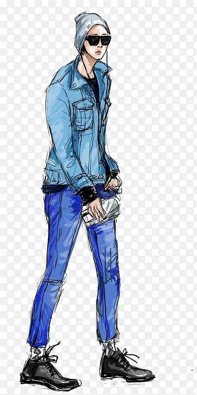 ��ʽʱװ��װ��Ƹ�廭-������