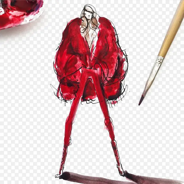 ����ʱ�з�װ�廭��Ƹ�-������