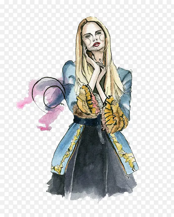 ����ʱ�з�װ�廭��Ƹ�-������