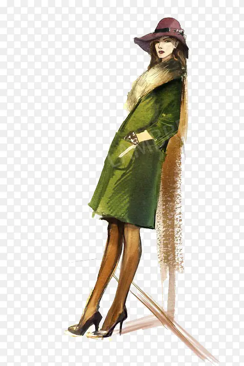 Ůװʱװ��Ʋ廭-������