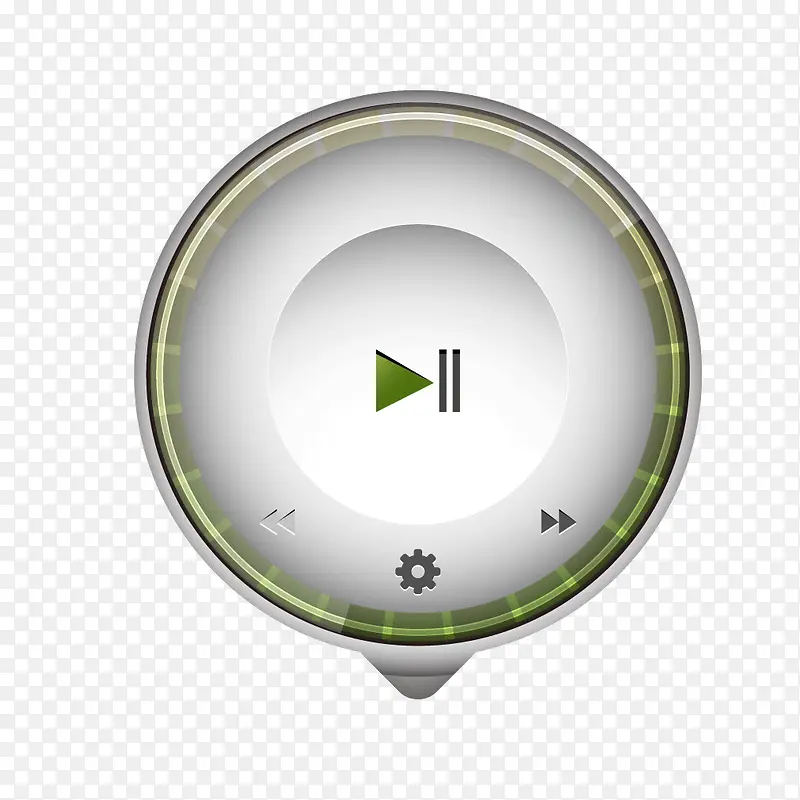 ��ɫ����Բ�β��Ű�ť-������