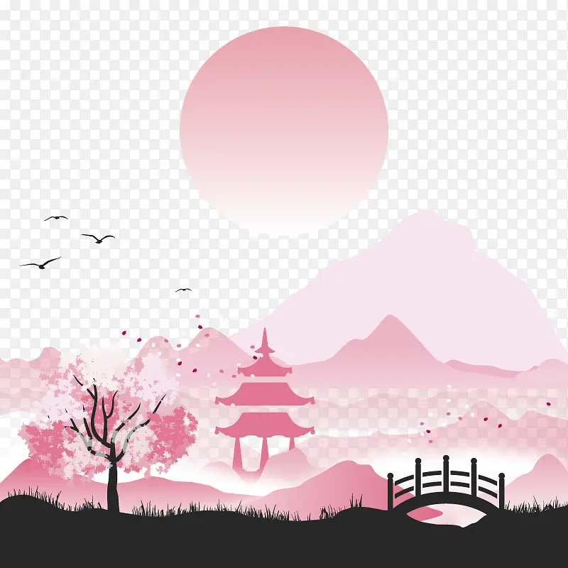 ��ʽ���羰�廭ʸ���ز�-������