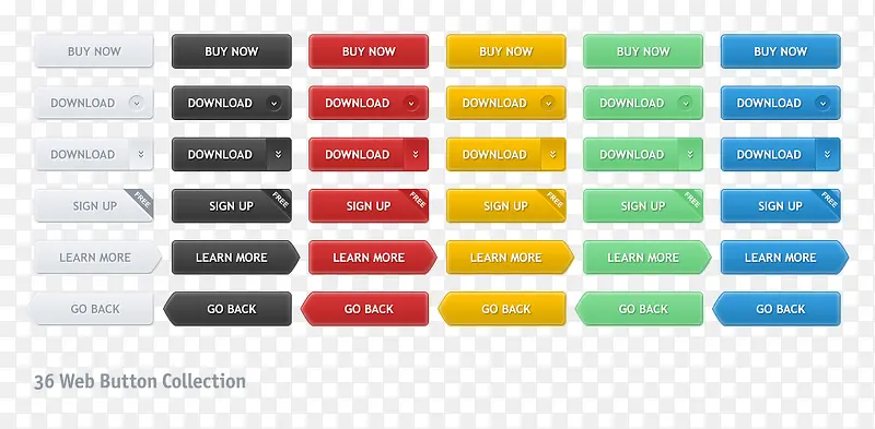 36����ҳ��ťPSD�ز�-������