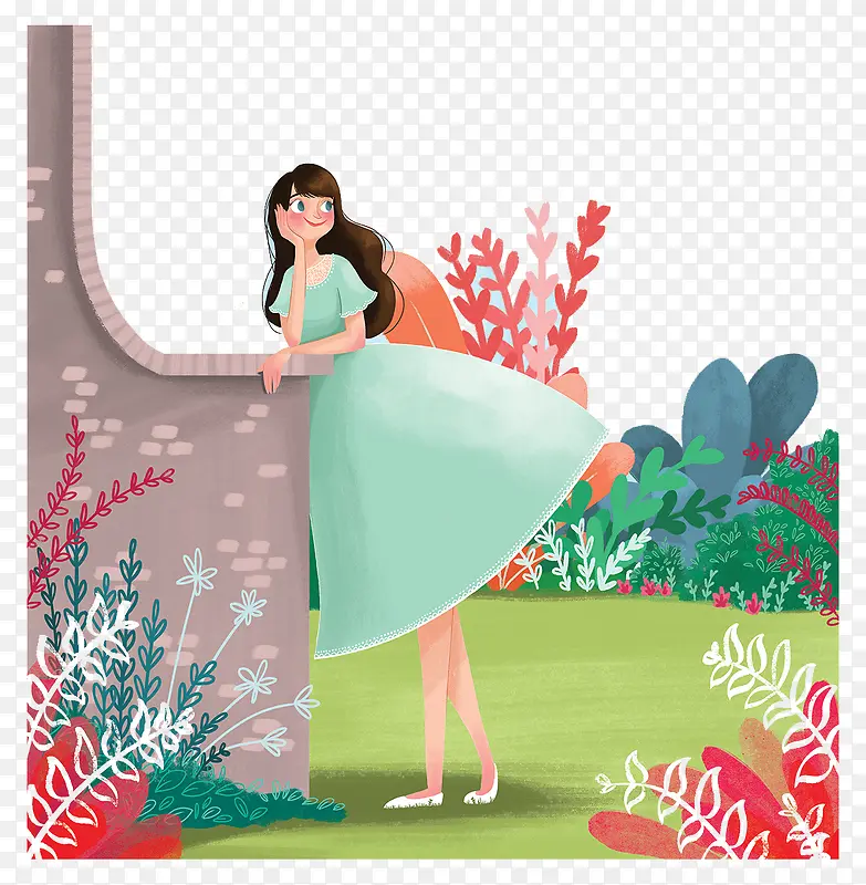 �ڲݴ��е���Ů-������