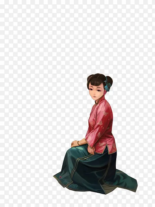 ��ʽ�廭��Ů-������