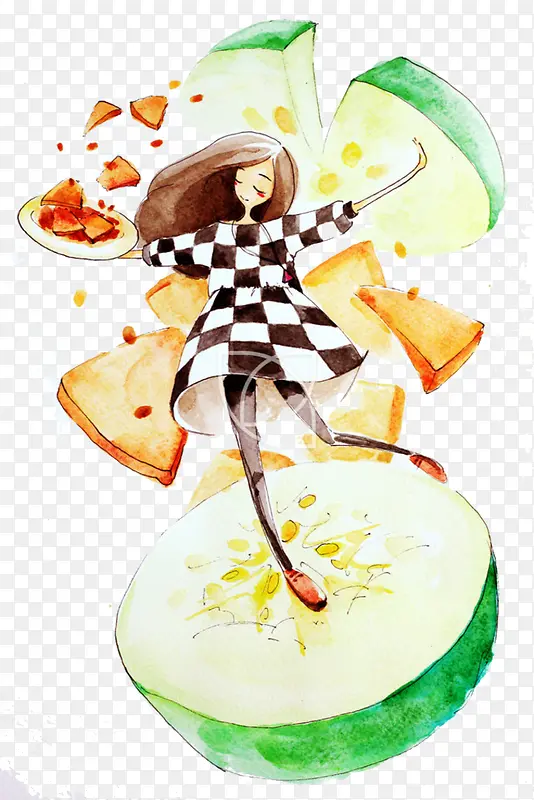 ������ʳ����ζ�е�Ů��-������