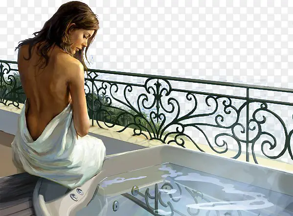 ��̨��Ů�廭-������