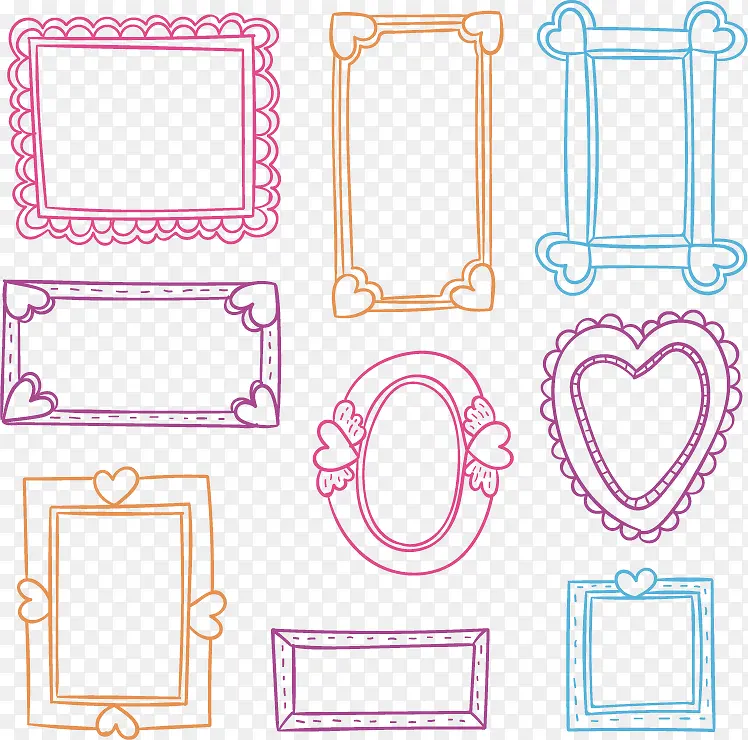 ��ɫ�߿�ʸ���ز�-������