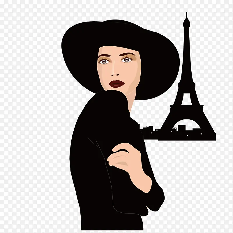 ���ƶ������´�ñ�ӵ���Ů-������