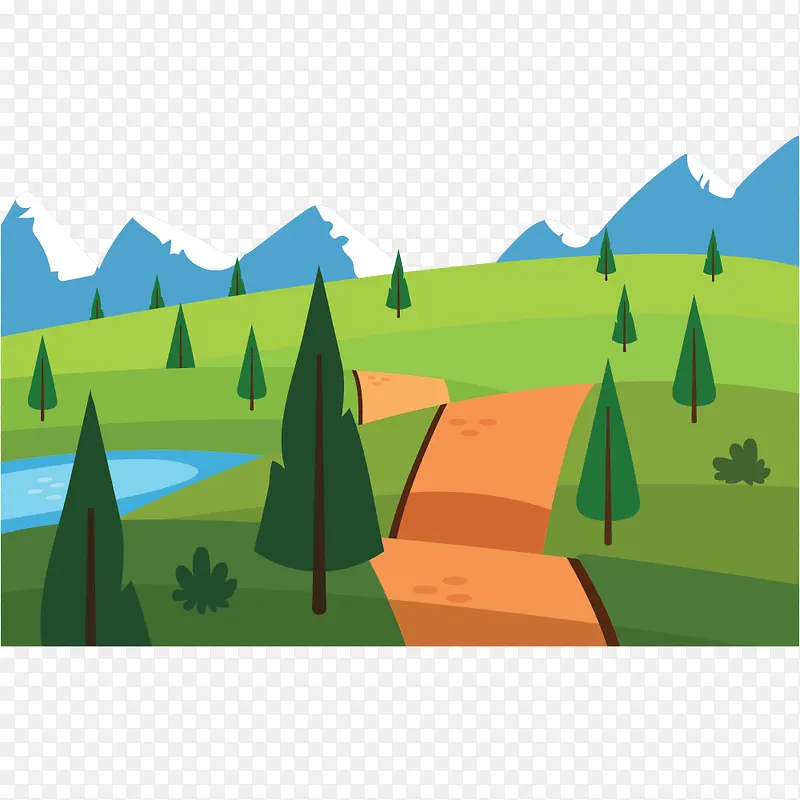 ѩɽƽԭ�羰�ز�ʸ���ز�-������