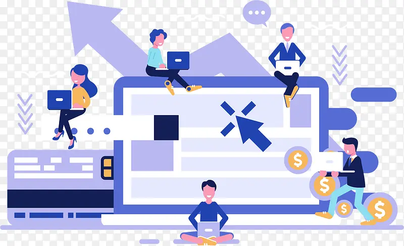 ����칫��ͷͼ���廭-������