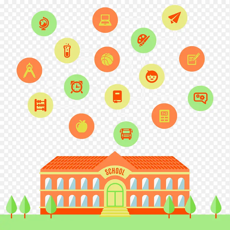 ���⿨ͨѧУ�廭ʸ���ز�-������