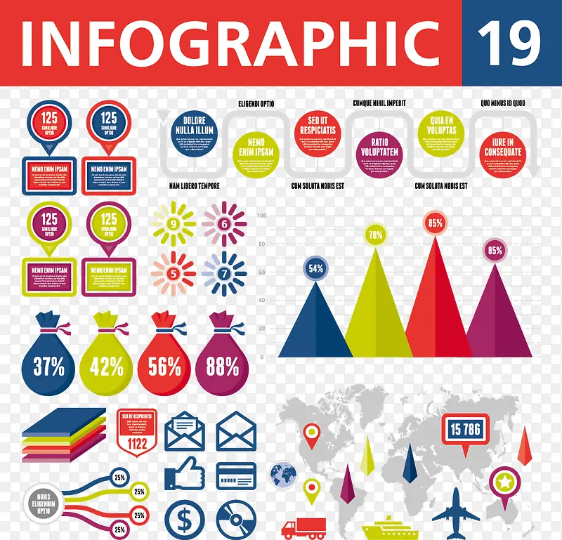 PPT����ͼ�����ݱ��ϼ�ʸ���ز�-������