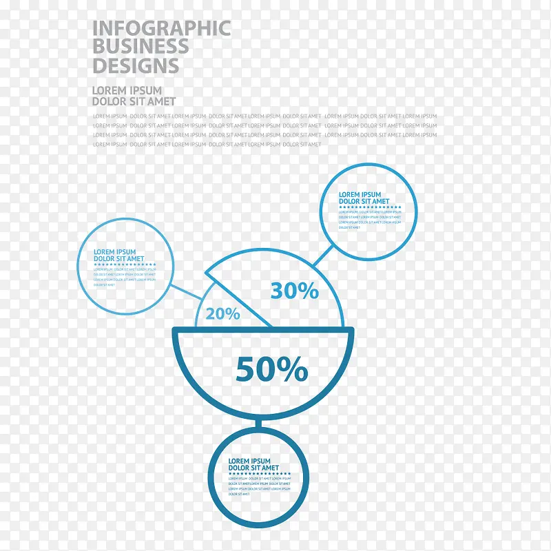 ��ɫԲ�����ݰٷֱ�pptʸ���ز�-������