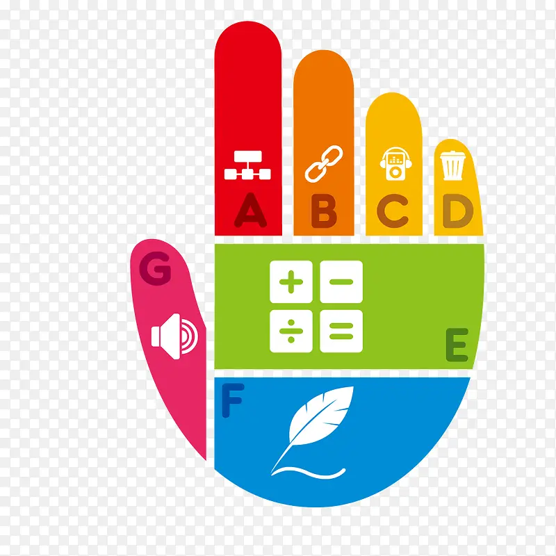 ʸ��PPT��ɫ��ָͼ��-������