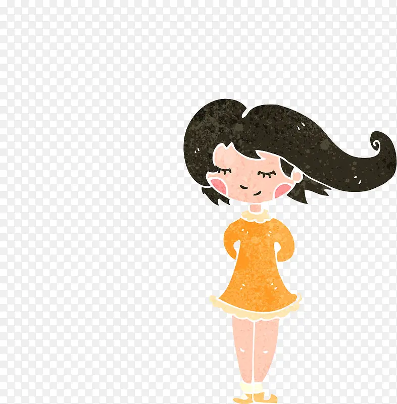 �ֻ����ﳤ��Ů���廭-������