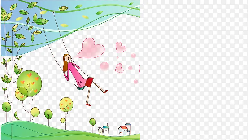 ��������Ů��PNGʸ���ز�-������