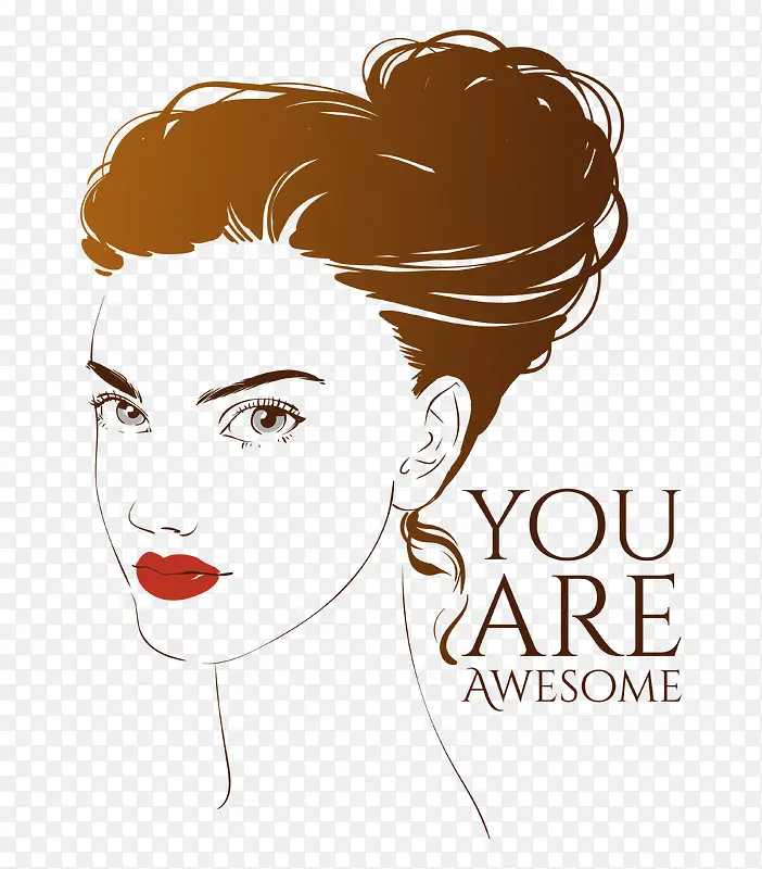 Ů��ͷ��廭�ز�ʸ��-������