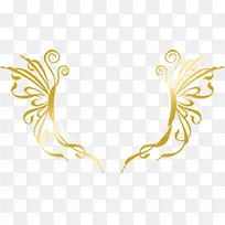 金色翅膀装饰-空若网 金色翅膀装饰-空若网
