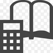 计算器和书图标-空若网 计算器和书图标-空若网