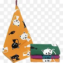 小猫长方形毛巾-空若网 小猫长方形毛巾-空若网