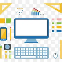 矢量扁平化商务金融-空若网 矢量扁平化商务金融-空若网