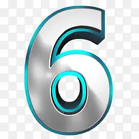 蓝色质感立体数字-空若网 蓝色质感立体数字-空若网