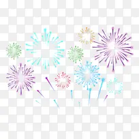 春节密集多彩烟花-空若网 春节密集多彩烟花-空若网