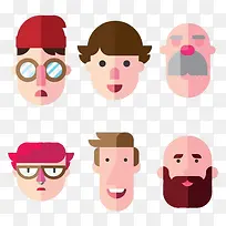 扁平化头像-空若网 扁平化头像-空若网