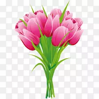 郁金香花束剪贴画-郁金香-空若网 郁金香花束剪贴画-郁金香-空若网