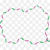 彩色渐变交织边框-空若网 彩色渐变交织边框-空若网