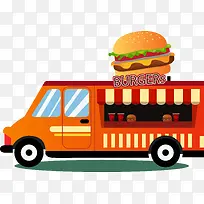 卡通快餐食物车子图-空若网 卡通快餐食物车子图-空若网