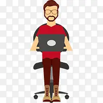 男士玩电脑-空若网 男士玩电脑-空若网