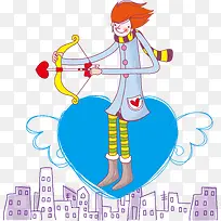 射箭的男孩-空若网 射箭的男孩-空若网