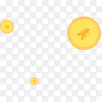 卡通可爱金币小人-空若网 卡通可爱金币小人-空若网