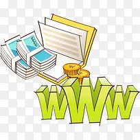 手绘可爱漫画金币-空若网 手绘可爱漫画金币-空若网