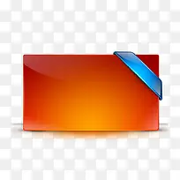 橙色立体质感边框-空若网 橙色立体质感边框-空若网