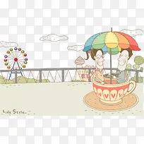 商业插画手绘卡通-空若网 商业插画手绘卡通-空若网