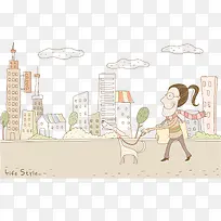 商业插画手绘卡通-空若网 商业插画手绘卡通-空若网