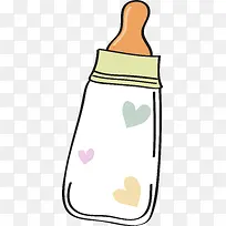橙色卡通奶瓶-空若网 橙色卡通奶瓶-空若网