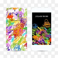 手绘线条印花图案手机壳-空若网 手绘线条印花图案手机壳-空若网