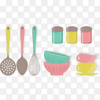 矢量厨房用具插图-空若网 矢量厨房用具插图-空若网
