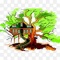漂亮的树屋-空若网 漂亮的树屋-空若网