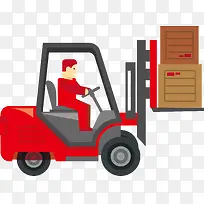 叉车png矢量素材-空若网 叉车png矢量素材-空若网