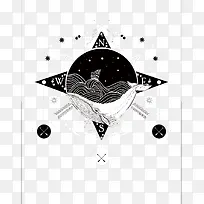 矢量鲸鱼-空若网 矢量鲸鱼-空若网